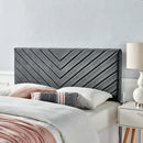 Alyson Angular Channel Tufted Performance Velvet Full/Queen Headboard by Modway by HouseOfZazla