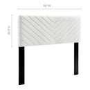 Alyson Angular Channel Tufted Performance Velvet Full/Queen Headboard by Modway by HouseOfZazla