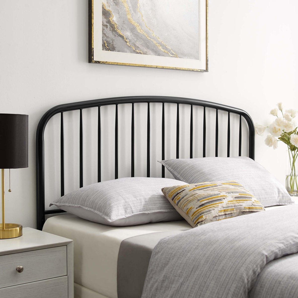 Nova Metal Queen Headboard by Modway, photo 4 of 6