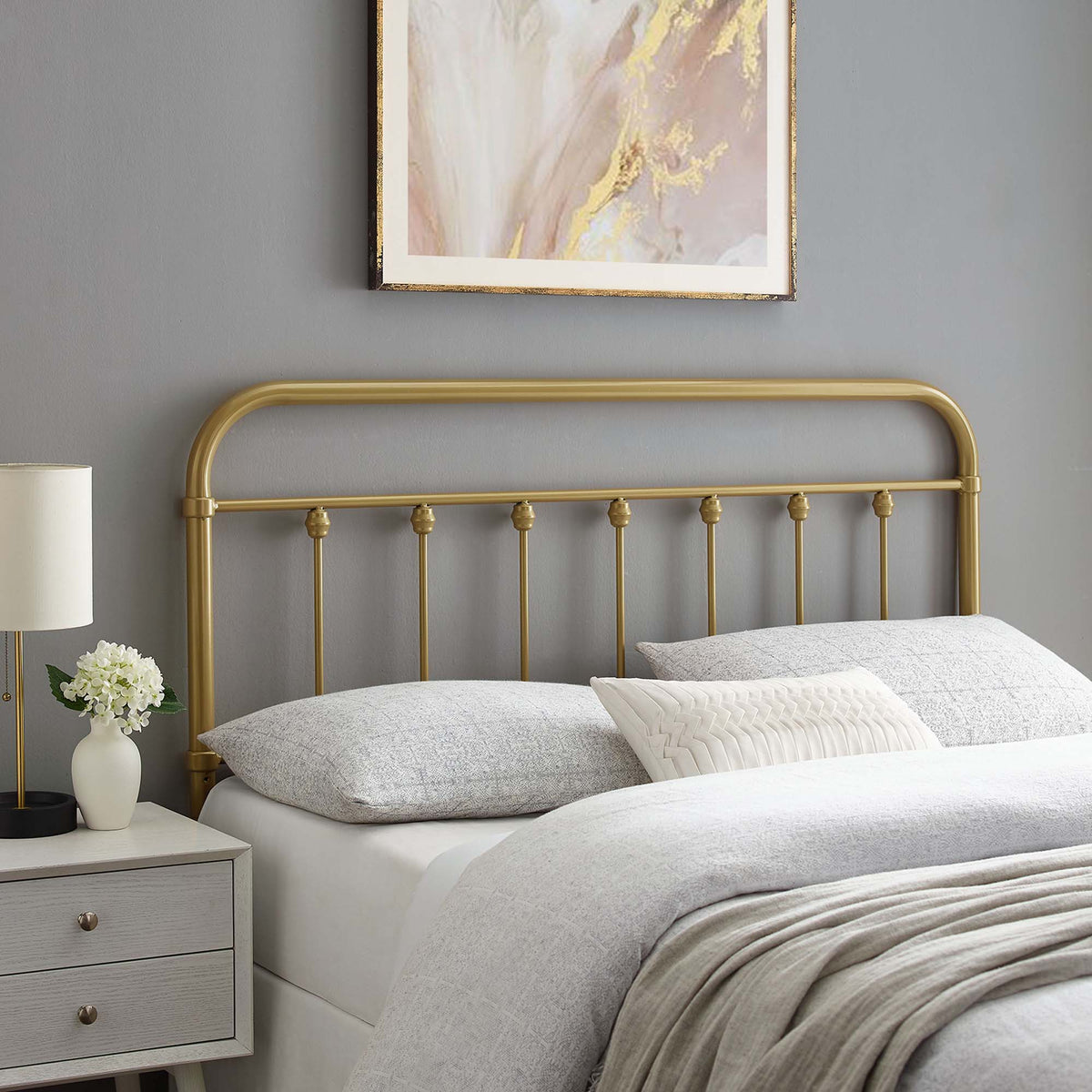 Sage Metal Twin Headboard by Modway, photo 13 of 25