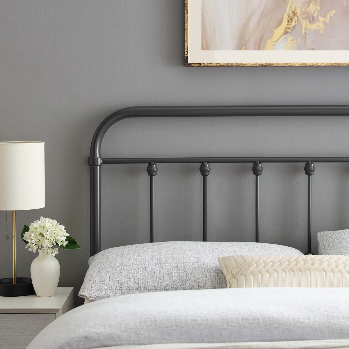 Sage Metal Twin Headboard by Modway, photo 9 of 25