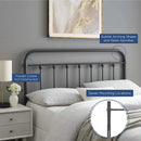 Sage Metal Twin Headboard by Modway by HouseOfZazla
