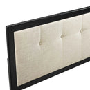 Draper Tufted Fabric and Wood Queen Headboard by Modway by HouseOfZazla