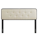 Collins Tufted Fabric and Wood Full Headboard by Modway by HouseOfZazla