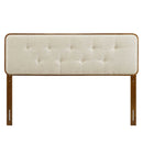 Collins Tufted Fabric and Wood Full Headboard by Modway by HouseOfZazla