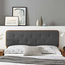 Collins Tufted Fabric and Wood Full Headboard by Modway by HouseOfZazla