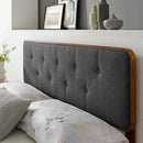 Collins Tufted Fabric and Wood Full Headboard by Modway by HouseOfZazla