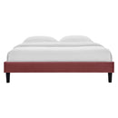 Reign Performance Velvet Twin Platform Bed Frame by Modway by HouseOfZazla