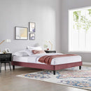 Reign Performance Velvet Twin Platform Bed Frame by Modway by HouseOfZazla
