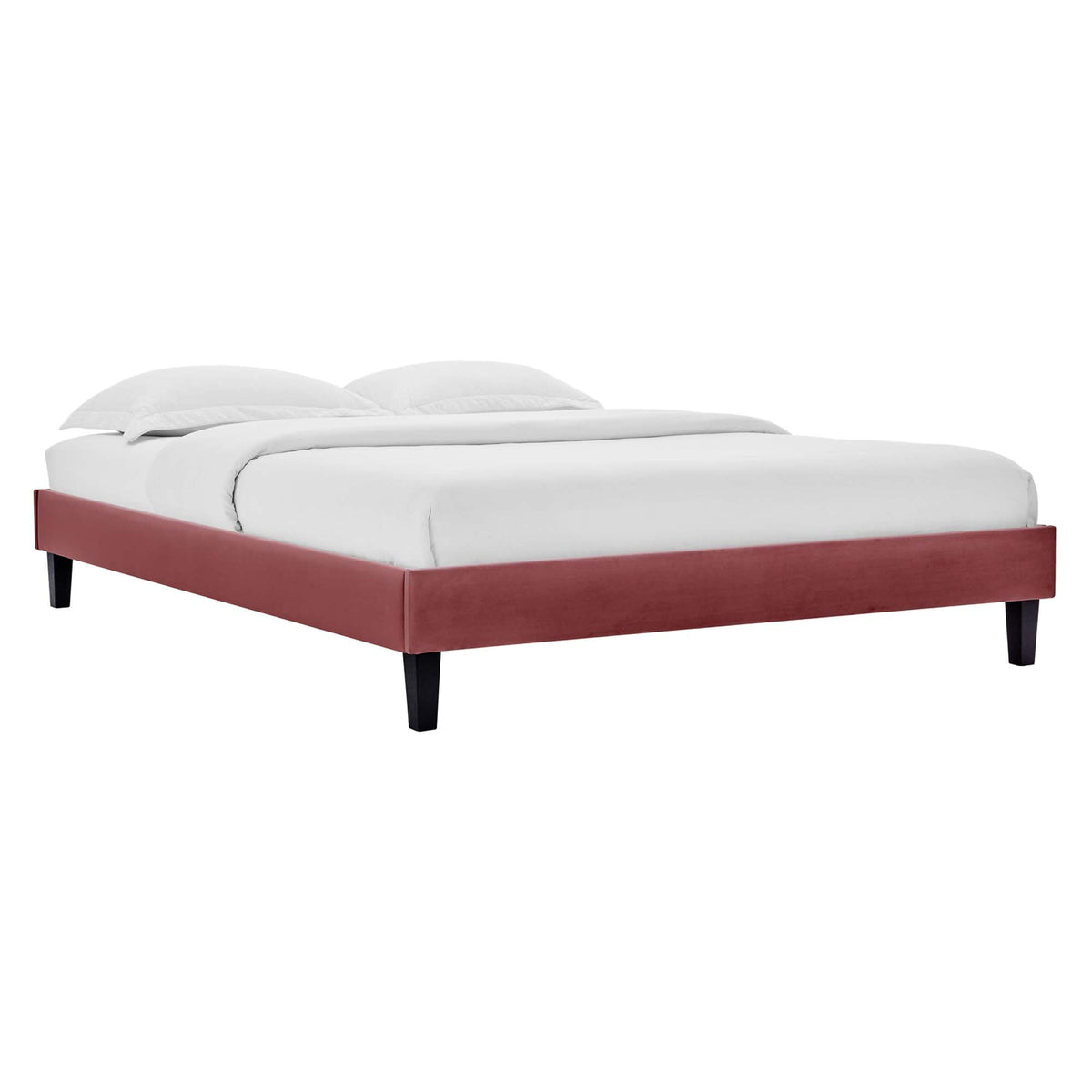 Alessi Performance Velvet Queen Platform Bed by Modway, photo 12 of 14