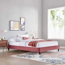 Harlow Performance Velvet Queen Platform Bed Frame by Modway by HouseOfZazla