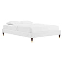 Harlow Performance Velvet Queen Platform Bed Frame by Modway by HouseOfZazla
