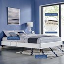 Harlow Performance Velvet Queen Platform Bed Frame by Modway by HouseOfZazla