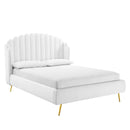 Lana Performance Velvet Queen Wingback Platform Bed by Modway by HouseOfZazla