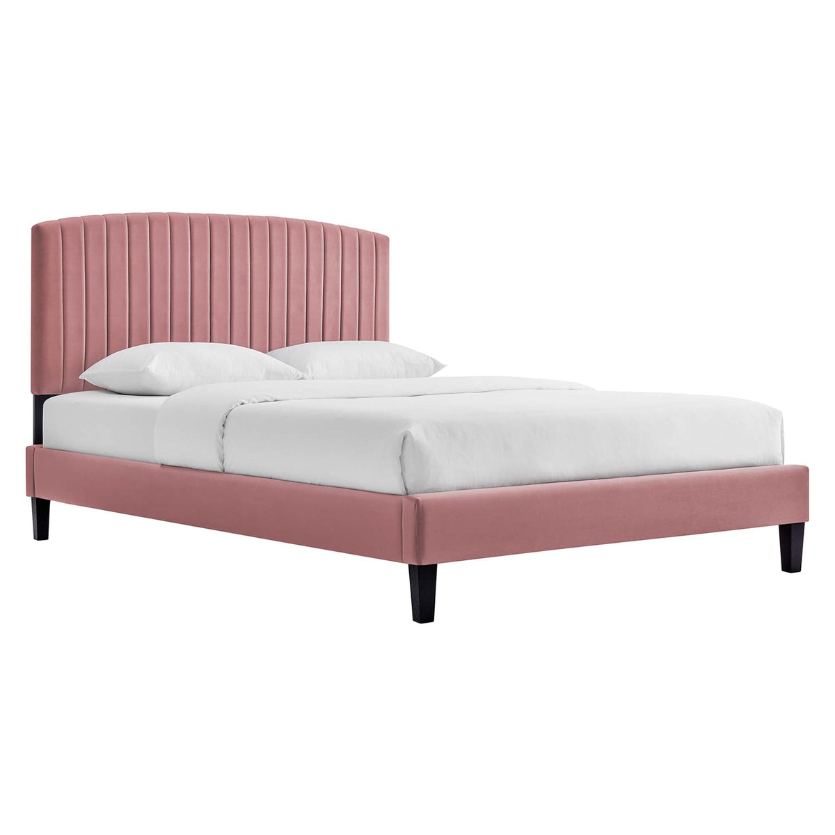 Alessi Performance Velvet Queen Platform Bed by Modway, photo 14 of 14