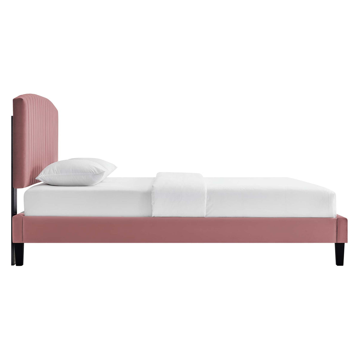 Alessi Performance Velvet Queen Platform Bed by Modway, photo 11 of 14