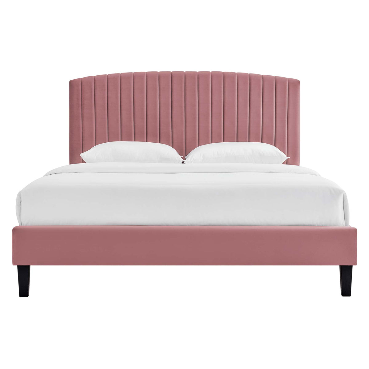 Alessi Performance Velvet Queen Platform Bed by Modway, photo 9 of 14