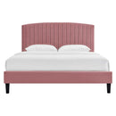 Alessi Performance Velvet Queen Platform Bed by Modway by HouseOfZazla