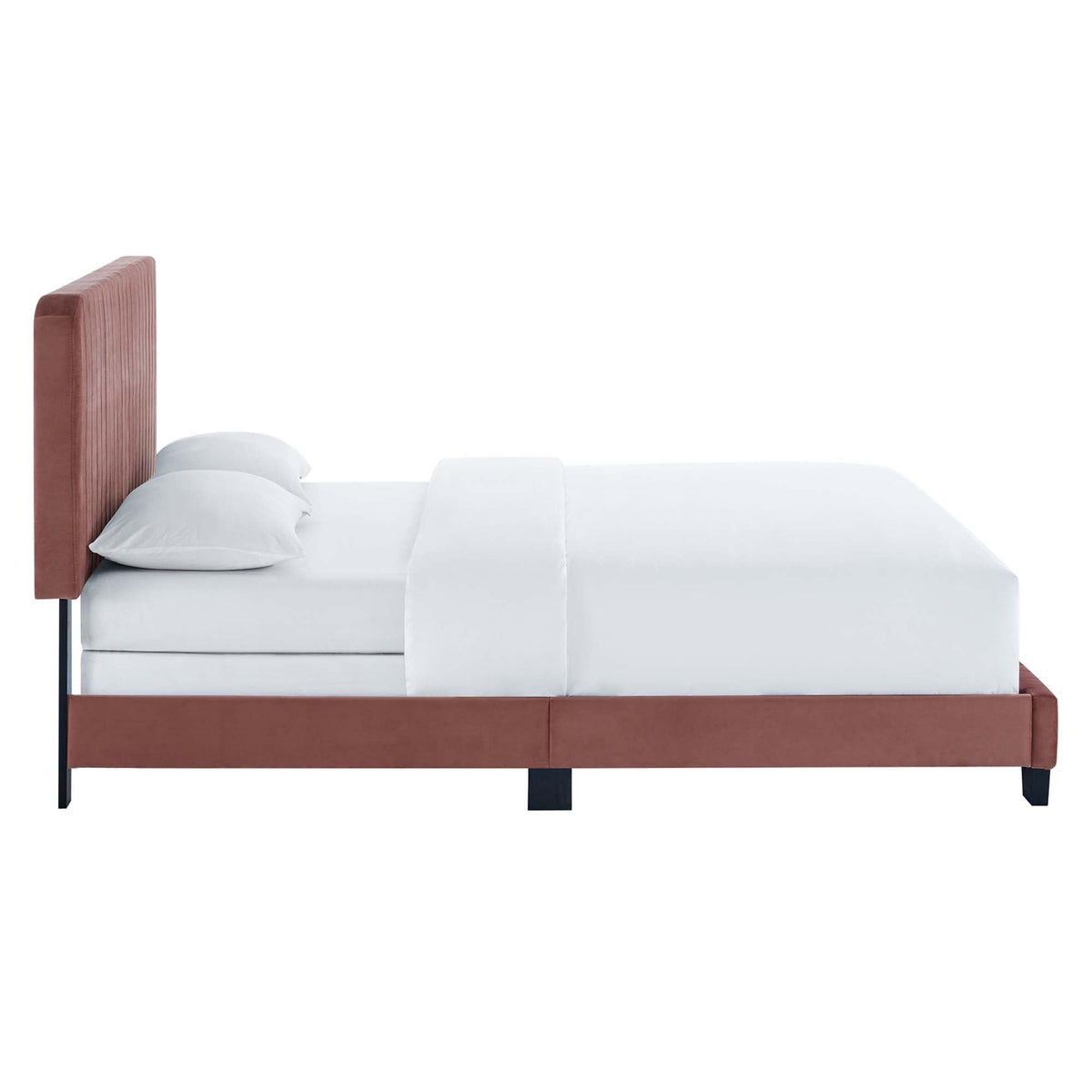 Celine Channel Tufted Performance Velvet Queen Bed by Modway, photo 17 of 21