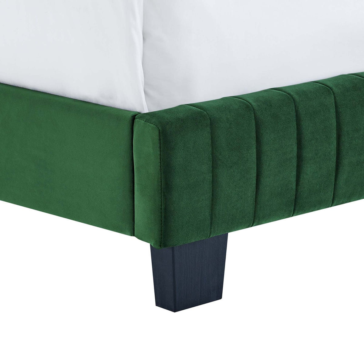 Celine Channel Tufted Performance Velvet Queen Bed by Modway, photo 12 of 21