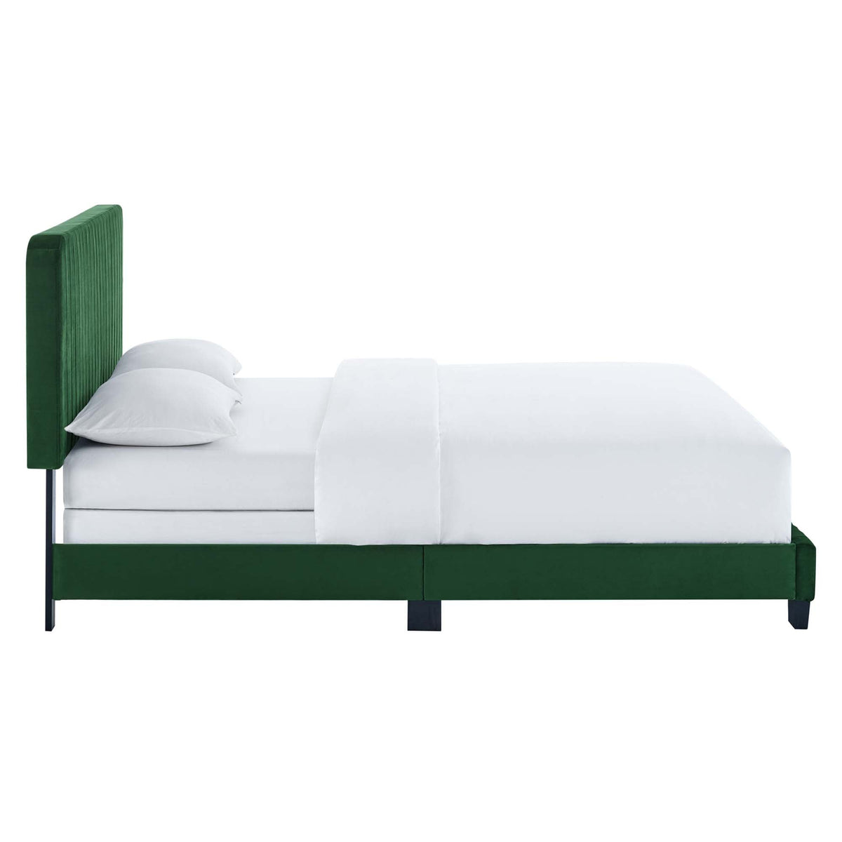 Celine Channel Tufted Performance Velvet Queen Bed by Modway, photo 16 of 21