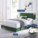 Celine Channel Tufted Performance Velvet Queen Bed by Modway by HouseOfZazla