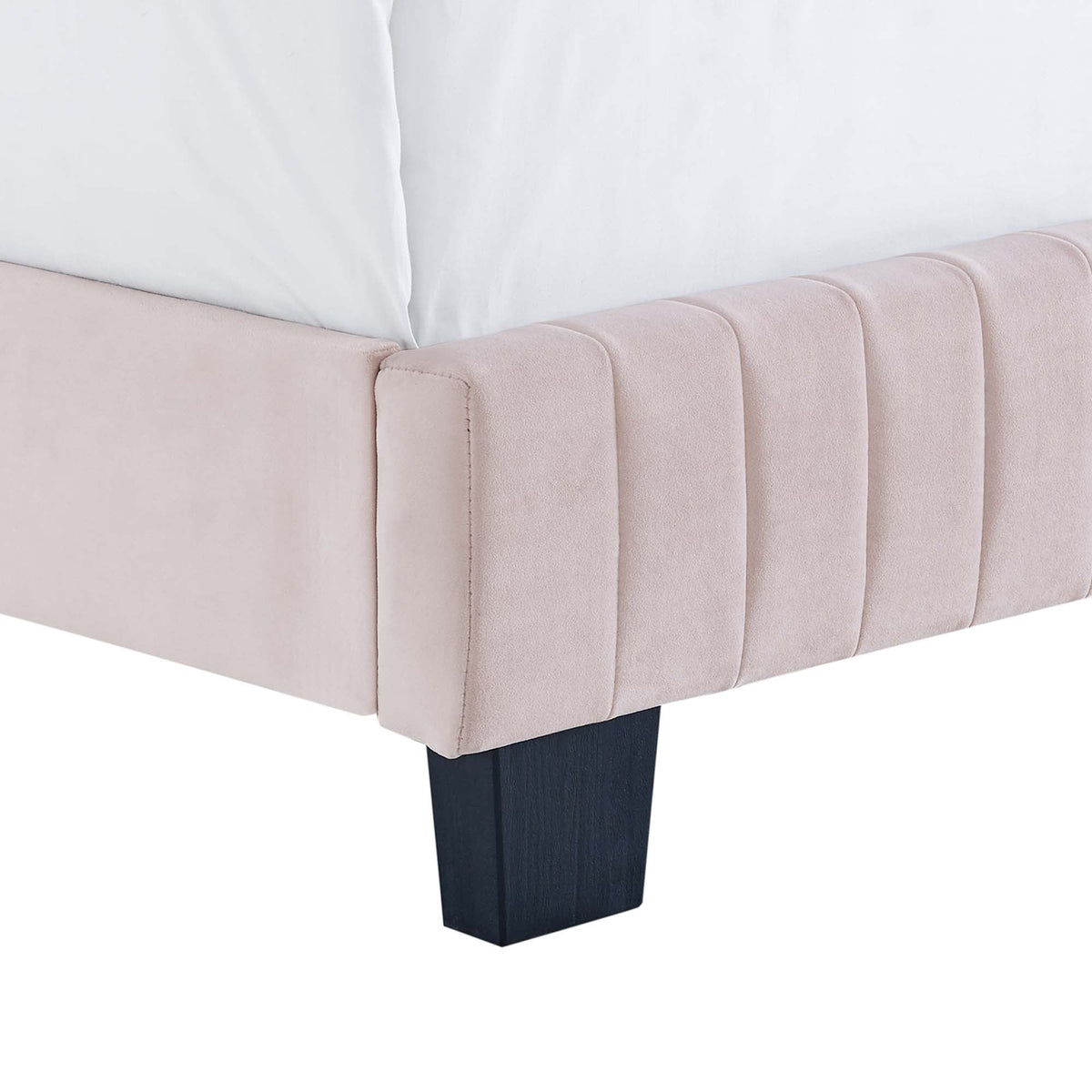 Celine Channel Tufted Performance Velvet Queen Bed by Modway, photo 3 of 21