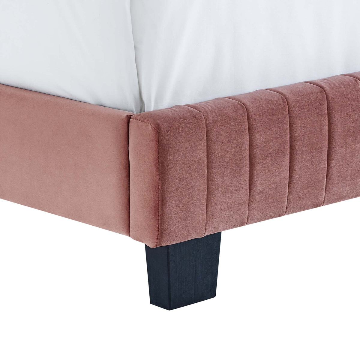 Celine Channel Tufted Performance Velvet Platform Bed by Modway, photo 31 of 35