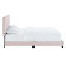 Celine Channel Tufted Performance Velvet Full Platform Bed by HouseOfZazla