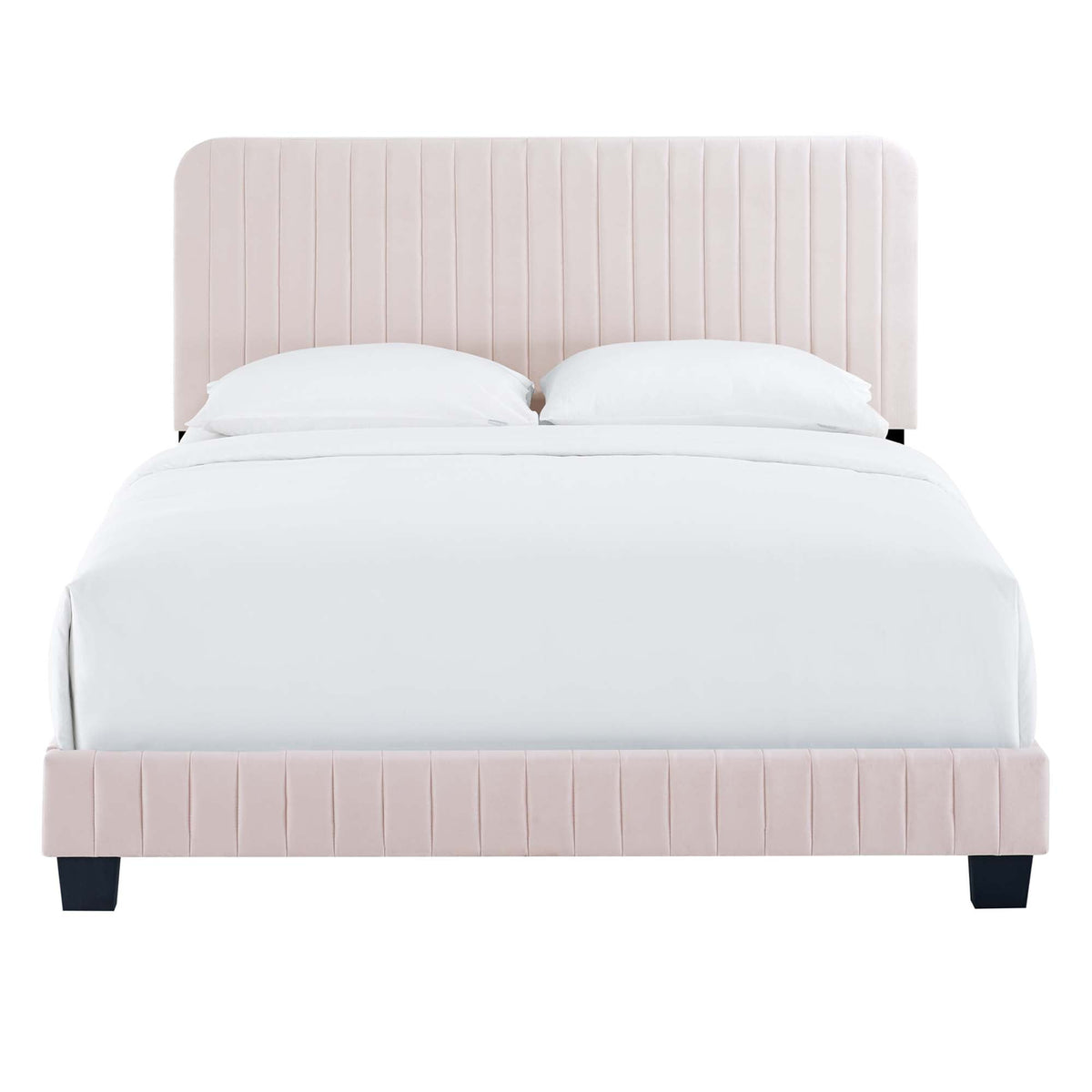 Celine Channel Tufted Performance Velvet Platform Bed by Modway, photo 25 of 35