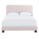 Celine Channel Tufted Performance Velvet Full Platform Bed by HouseOfZazla