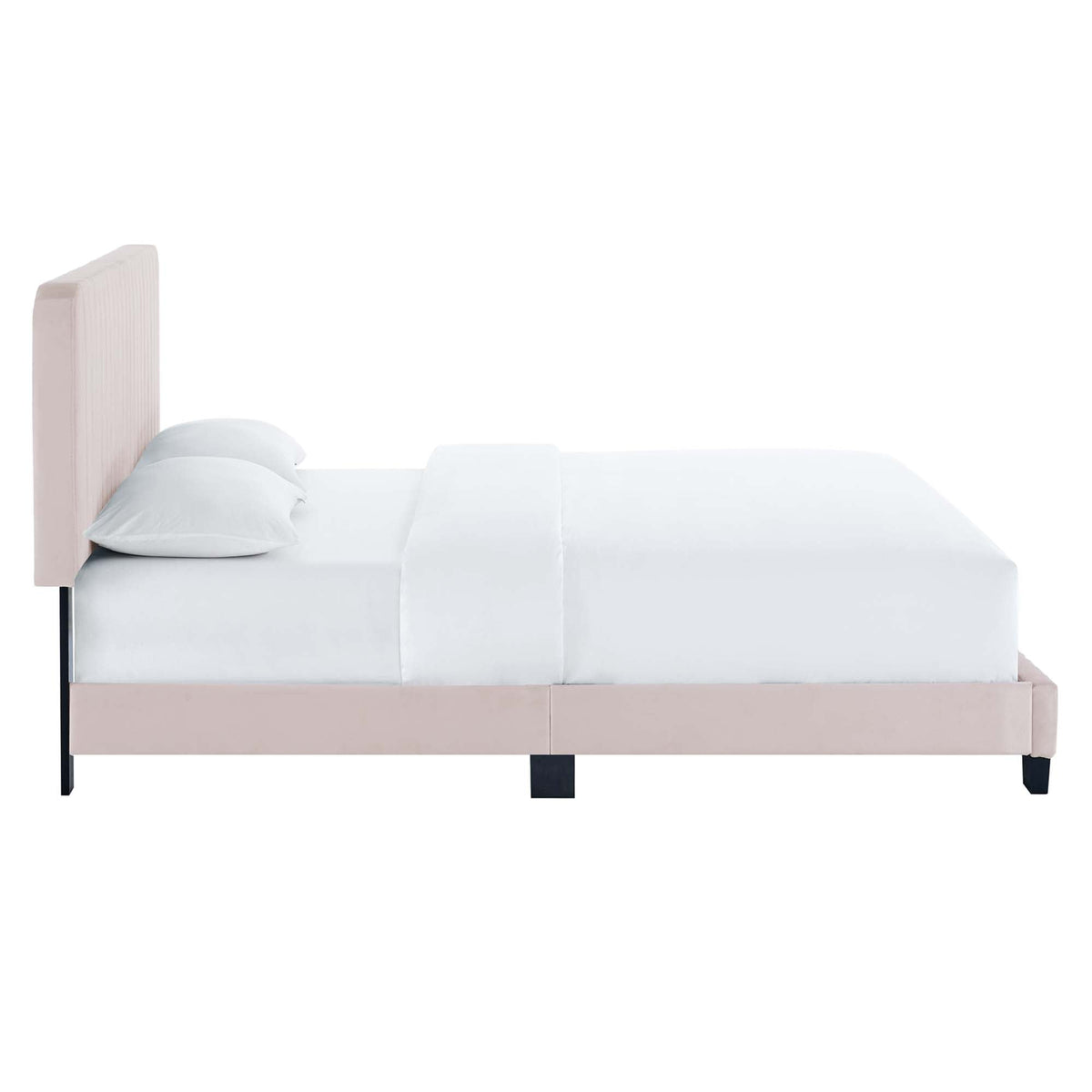 Celine Channel Tufted Performance Velvet Platform Bed by Modway, photo 3 of 35