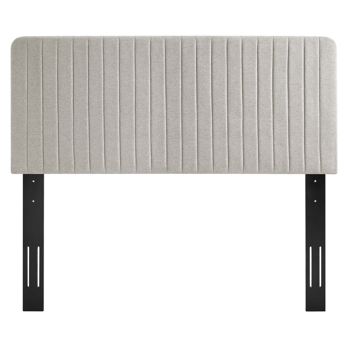 Milenna Channel Tufted Upholstered Fabric Full/Queen Headboard, photo 10 of 14