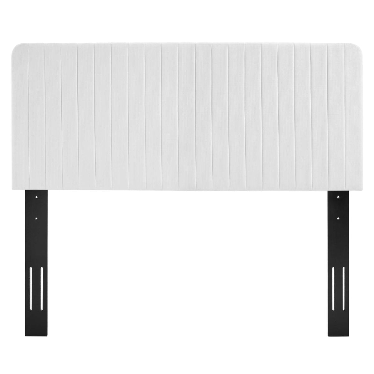 Milenna Channel Tufted Upholstered Fabric Full/Queen Headboard, photo 5 of 14
