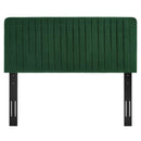 Milenna Channel Tufted Performance Velvet King/California King Headboard by HouseOfZazla