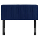 Milenna Channel Tufted Performance Velvet King/California King Headboard by HouseOfZazla