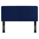 Milenna Channel Tufted Performance Velvet King/California King Headboard by HouseOfZazla