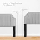 Alyona Channel Tufted Performance Velvet Full/Queen Headboard by HouseOfZazla