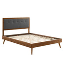 Willow Wood Queen Platform Bed with Splayed Legs by Modway by HouseOfZazla