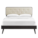 Bridgette Wood Queen Platform Bed with Splayed Legs by Modway by HouseOfZazla