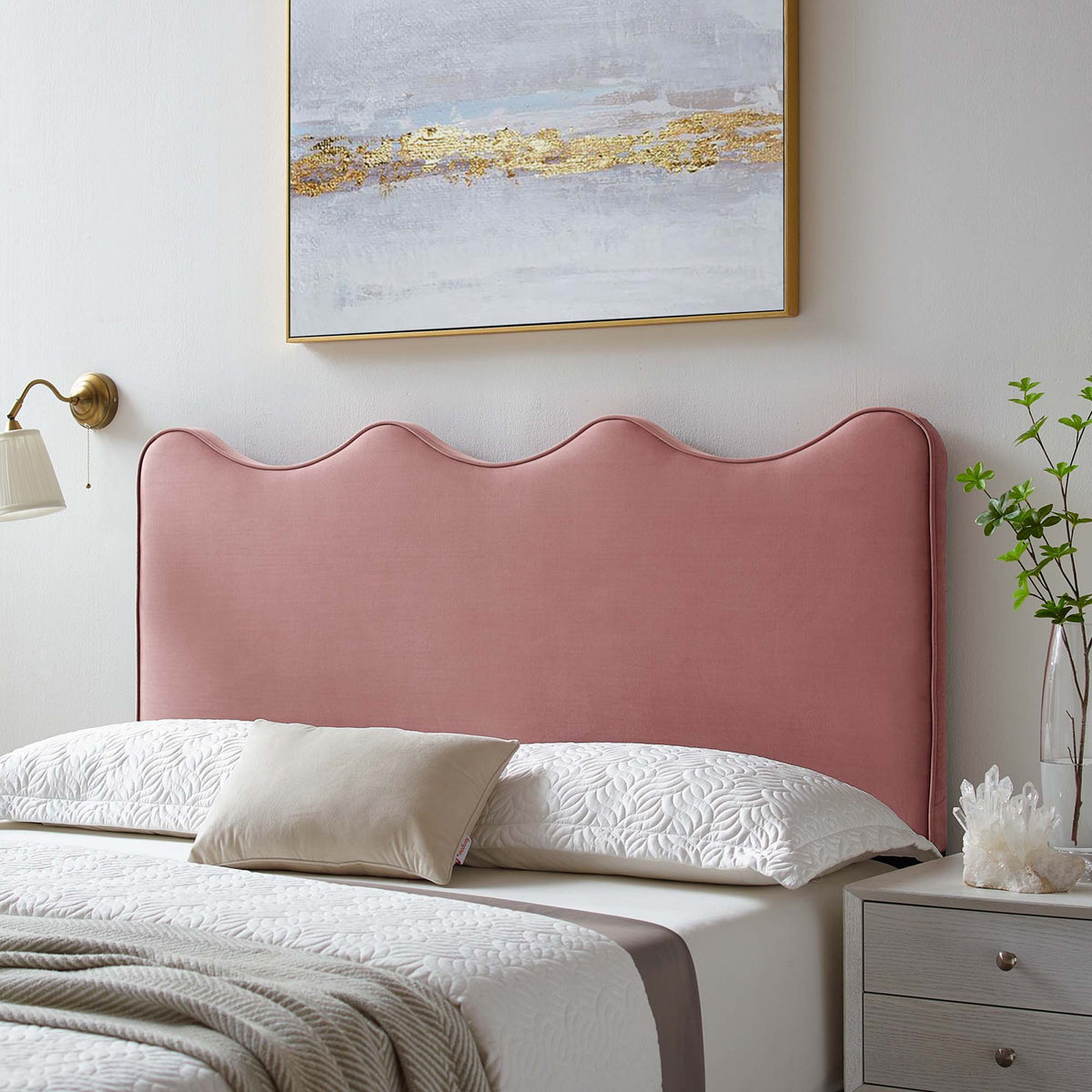 Athena Performance Velvet Headboard by Modway, photo 10 of 43