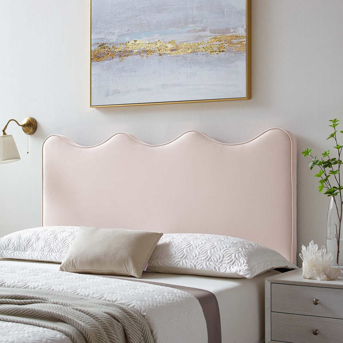 Athena Performance Velvet Headboard by Modway, photo 11 of 43
