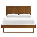 Alana Wood Full Platform Bed with Angular Frame by Modway by HouseOfZazla