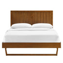 Alana Wood Platform Bed with Angular Frame by Modway