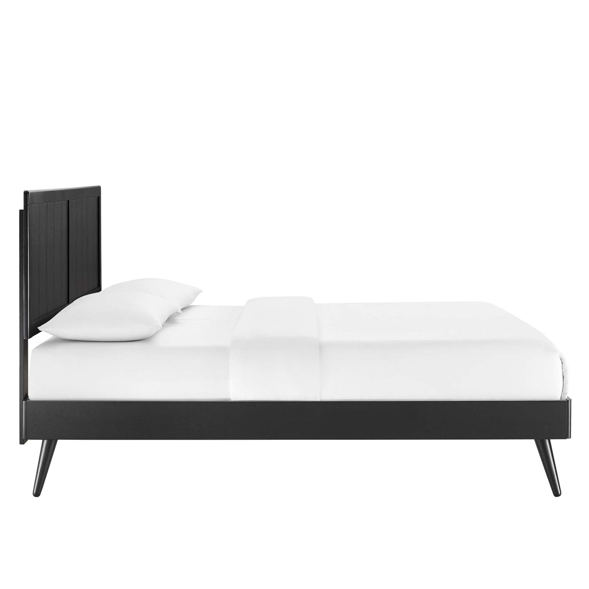 Alana Wood King Platform Bed With Splayed Legs by Modway, photo 10 of 14