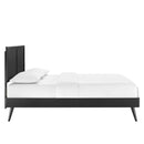 Alana Wood King Platform Bed With Splayed Legs by Modway by HouseOfZazla