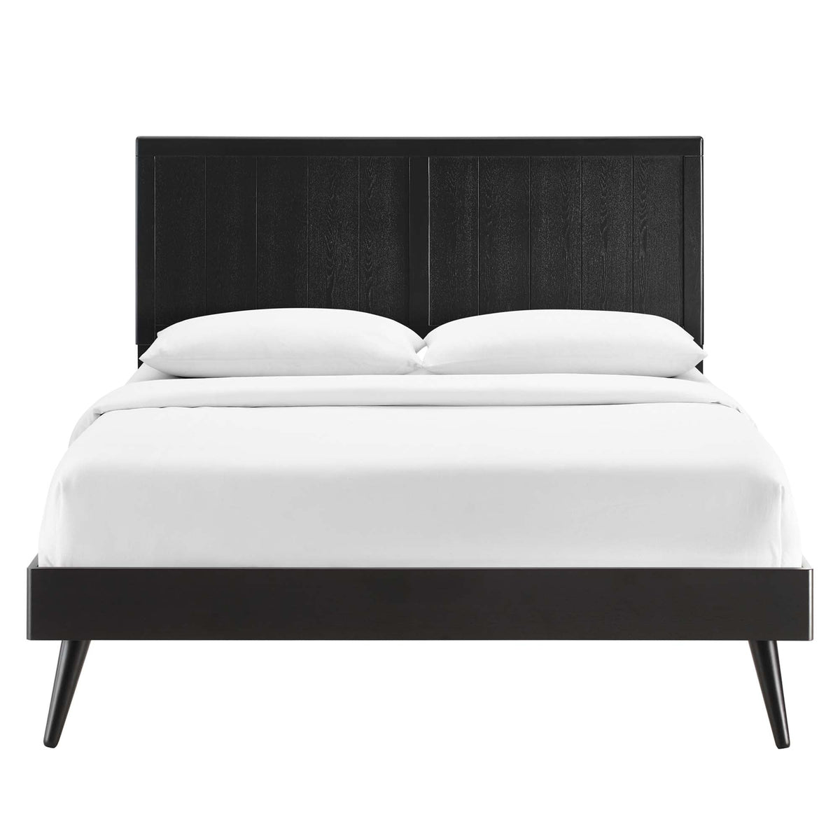 Alana Wood King Platform Bed With Splayed Legs by Modway, photo 9 of 14