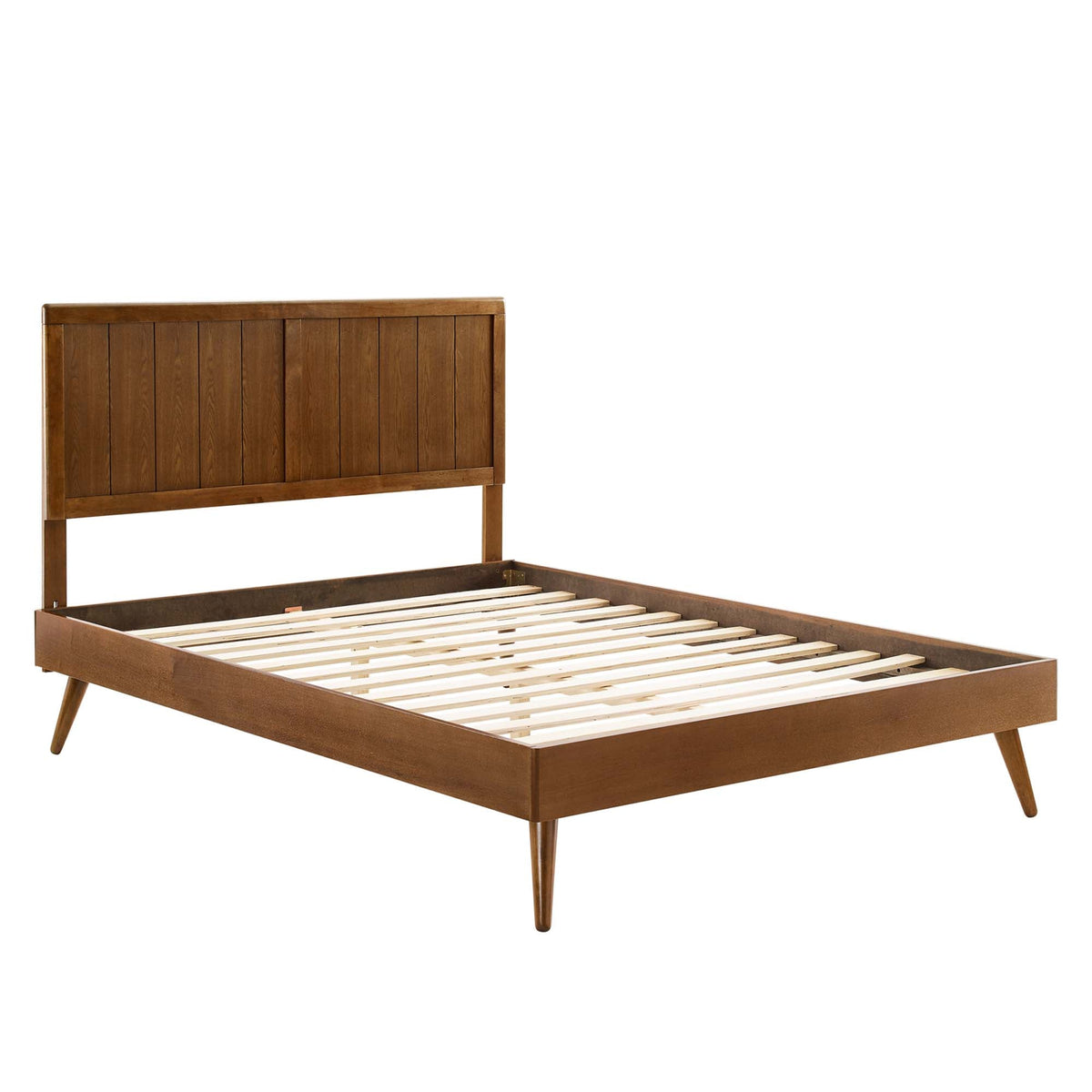 Alana Wood King Platform Bed With Splayed Legs by Modway, photo 4 of 14