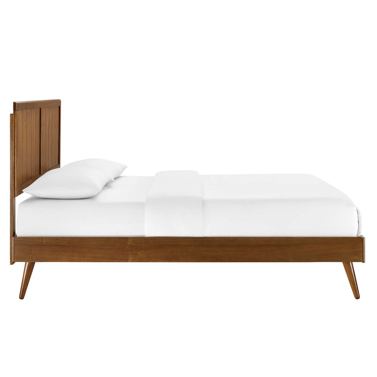 Alana Wood King Platform Bed With Splayed Legs by Modway, photo 5 of 14