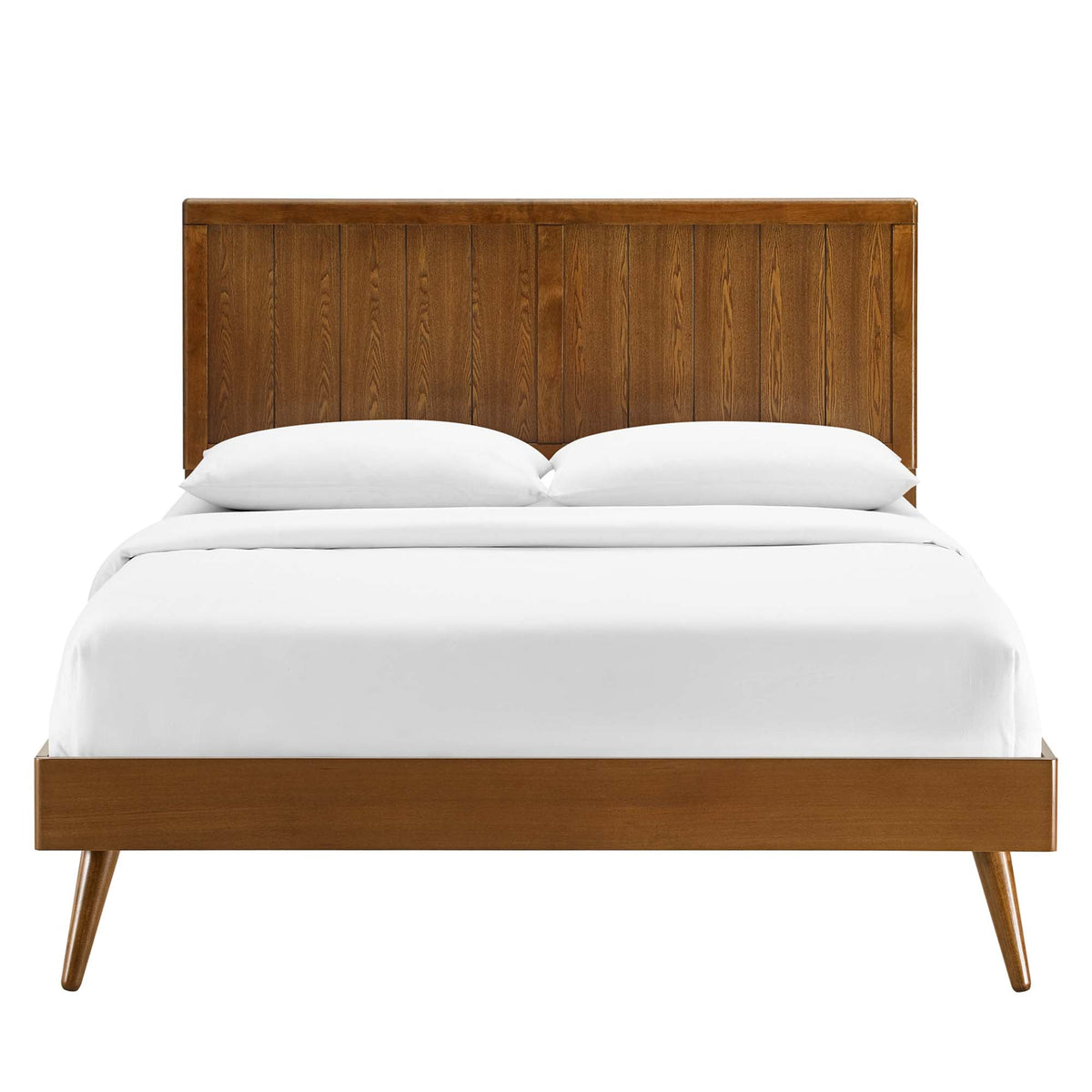 Alana Wood King Platform Bed With Splayed Legs by Modway, photo 6 of 14